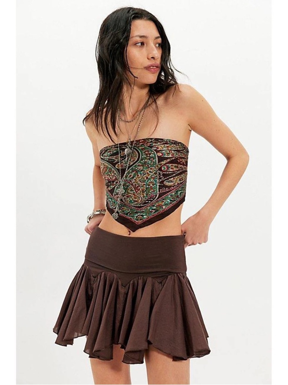 FP One Emme Foldover Mini Skirt